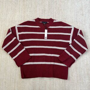 NWT Sanctuary Chilly Out Striped Crewneck Sweater S